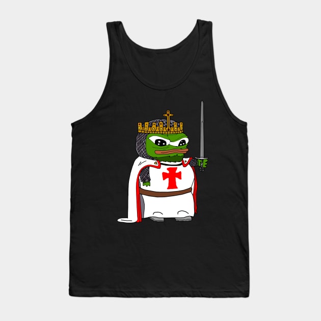 Apu Templar Pepe Tank Top by Lean Mean Meme Machine